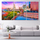 Historic Boston Skyline Wall Art Canvas-Stunning Canvas Prints