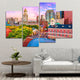 Historic Boston Skyline Wall Art Canvas-Stunning Canvas Prints
