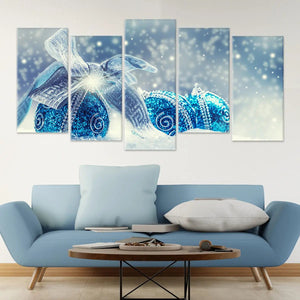Christmas Ball Ornaments Wall Art-Stunning Canvas Prints