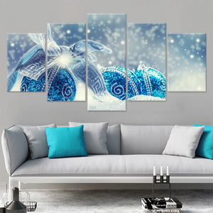 Christmas Ball Ornaments Wall Art-Stunning Canvas Prints