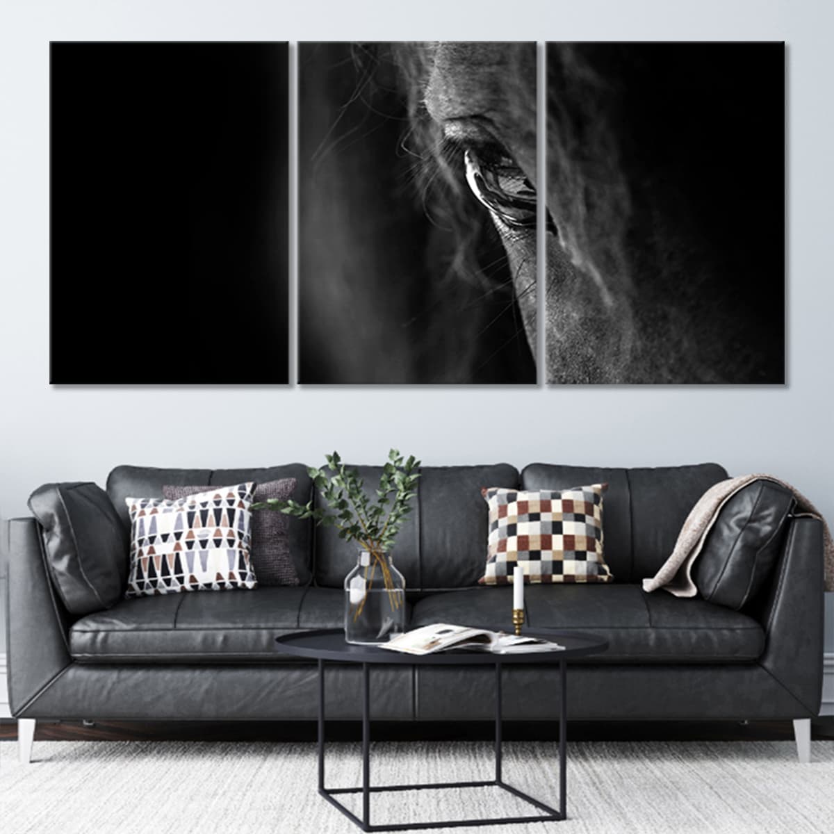 Horse Eye Wall Art Set