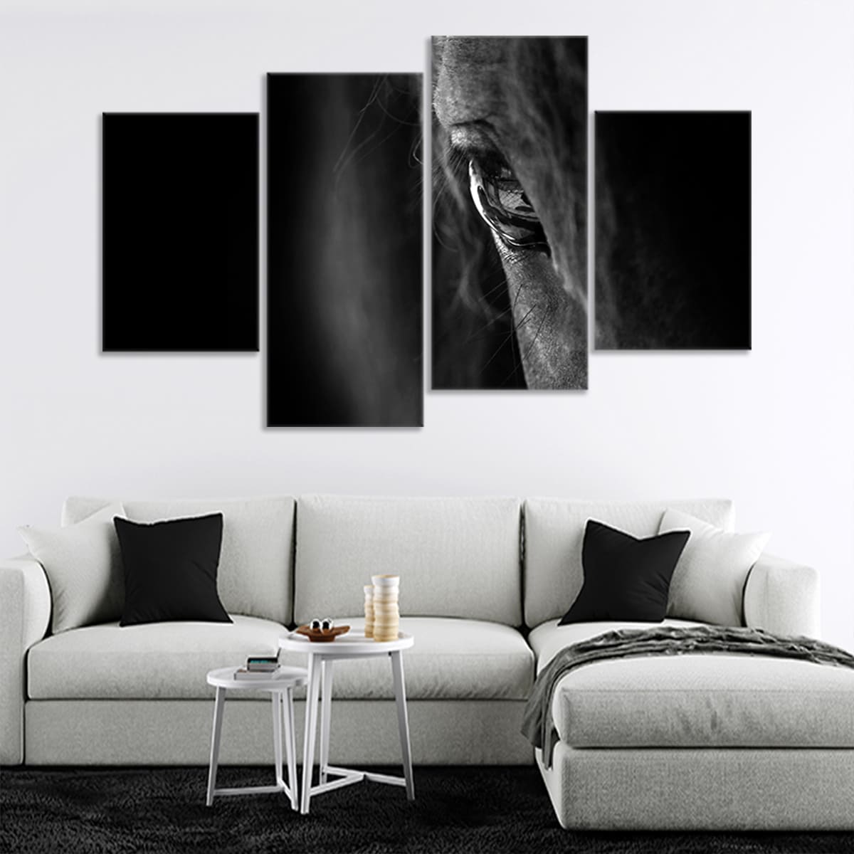 Horse Eye Wall Art Canvas-Stunning Canvas Prints