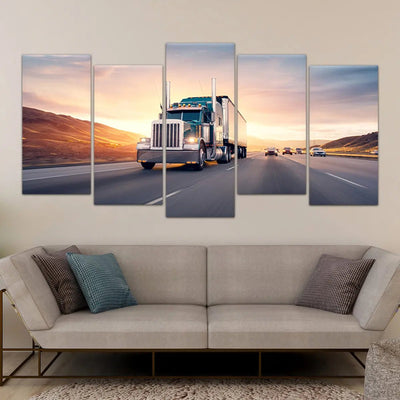 Freight truck Wall Art-Stunning Canvas Prints