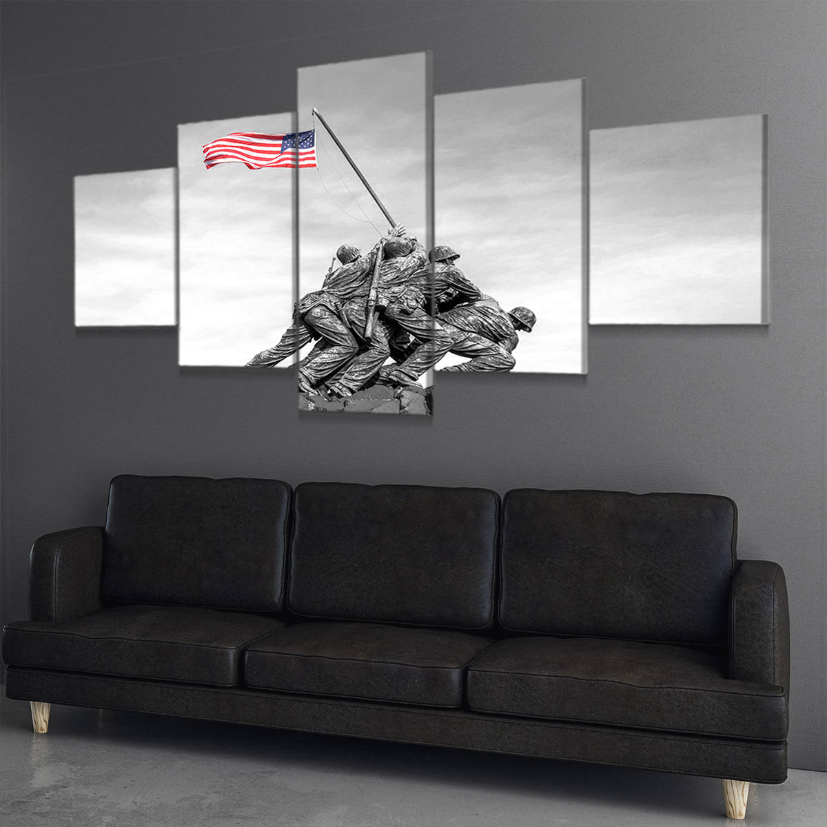 Iwo Jima Monument Memorial Wall Art