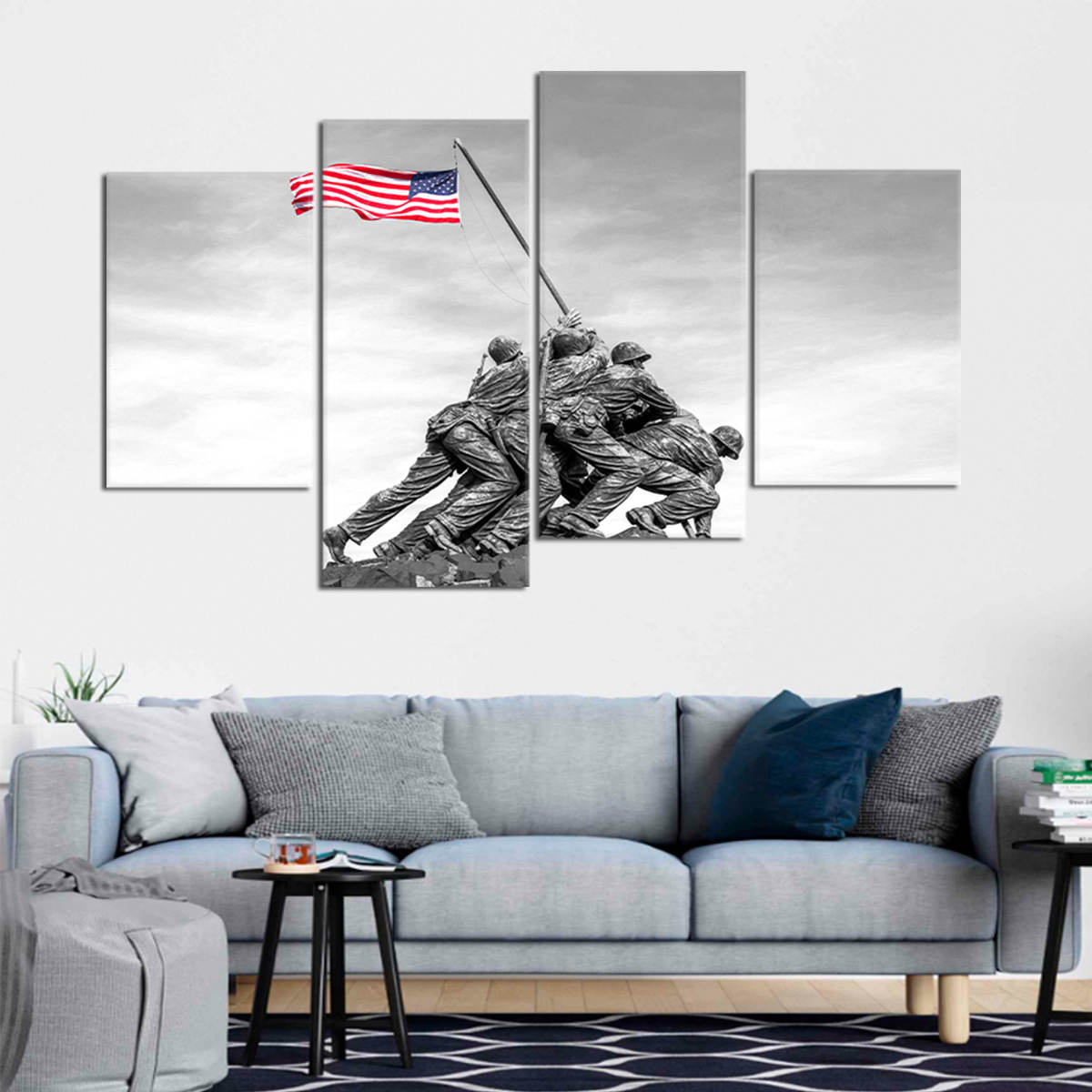 Iwo Jima Monument Memorial Wall Art