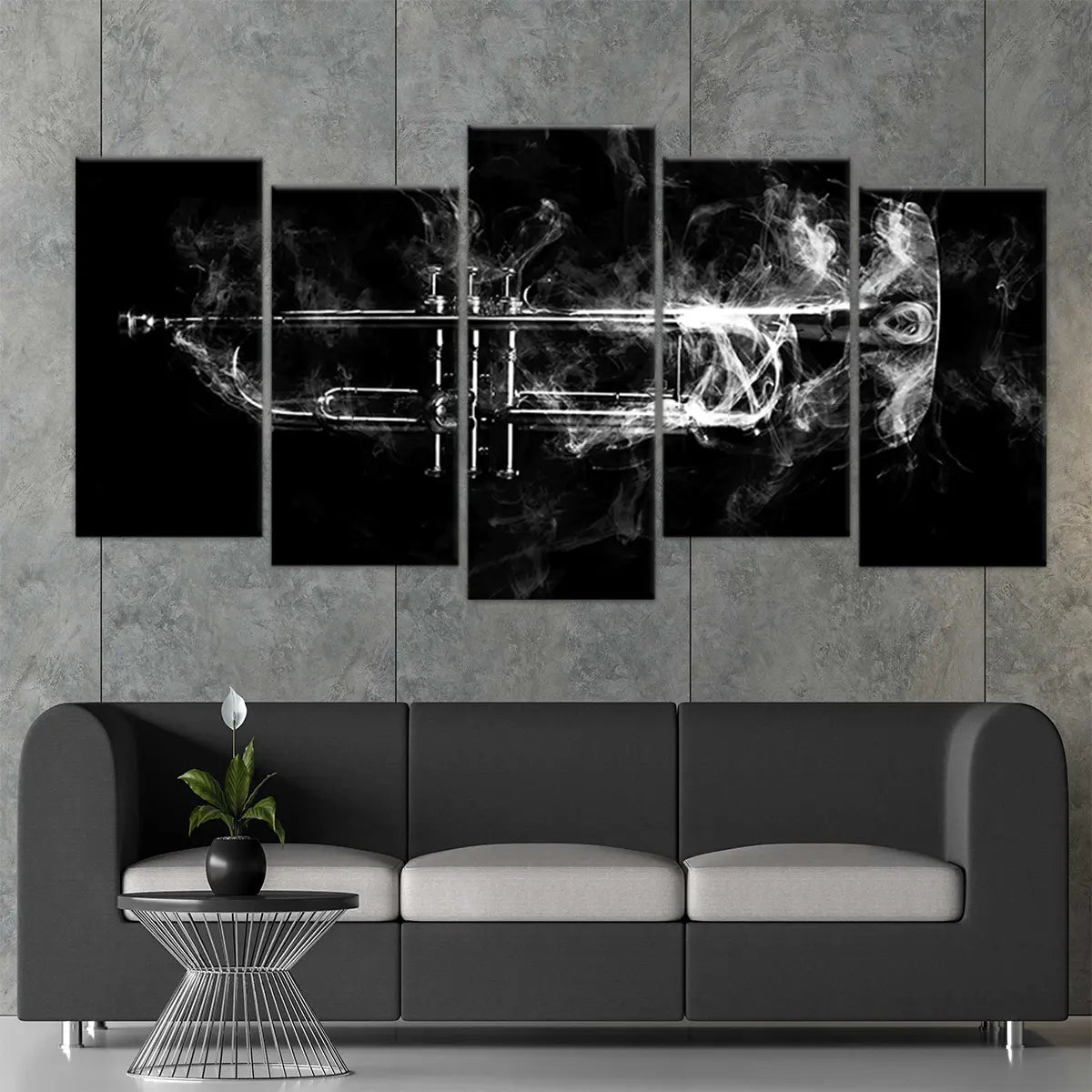 Jazz Trumpet Wall Art Canvas Print-Stunning Canvas Prints