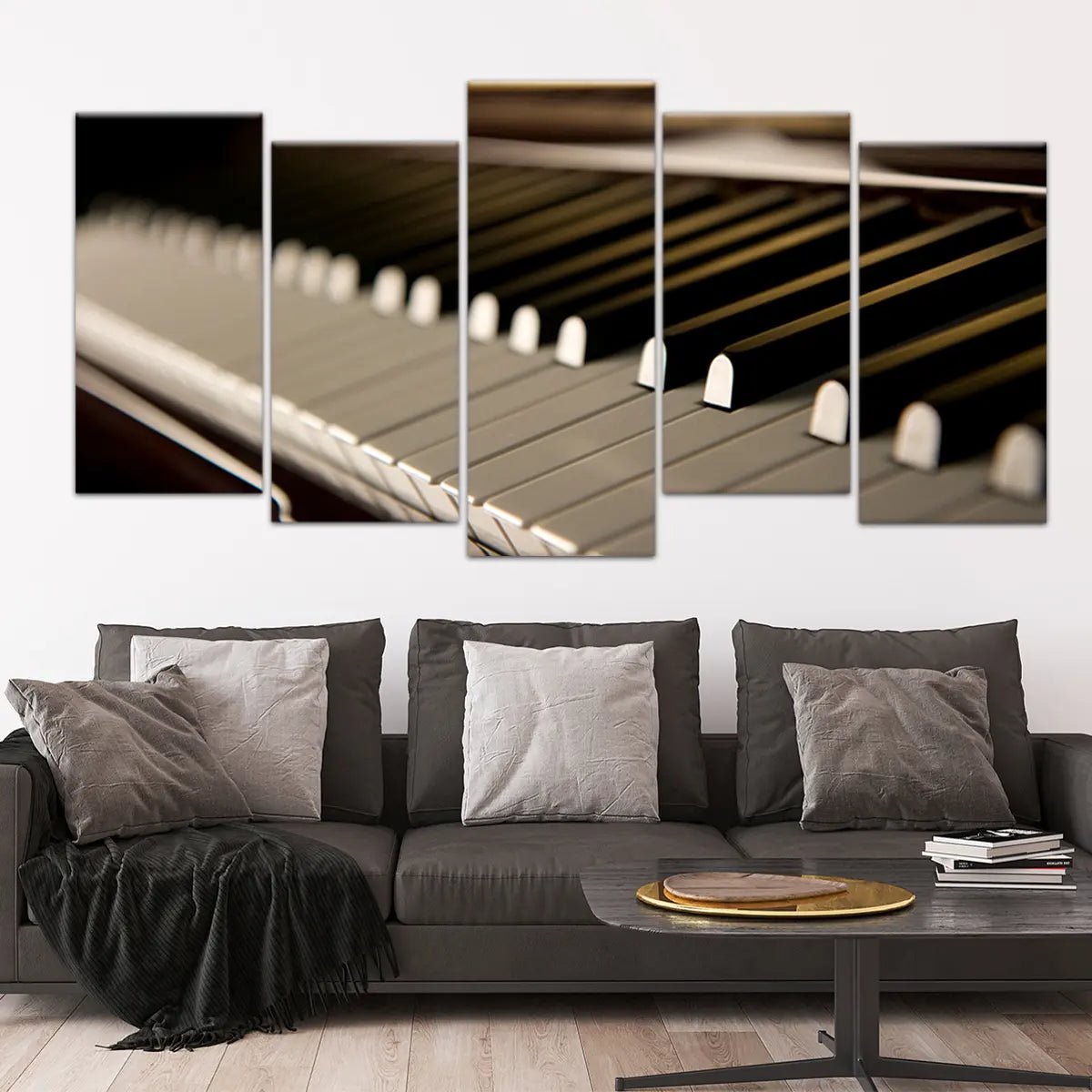 Jazz Piano Keys Wall Art-Stunning Canvas Prints