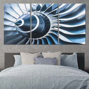 Turbine Plane Wall Art Canvas Print-Stunning Canvas Prints
