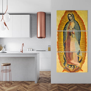Our Lady of Guadalupe Wall Art Christian art canvas, religious framed art, framed Jesus pictures, Christian wall prints