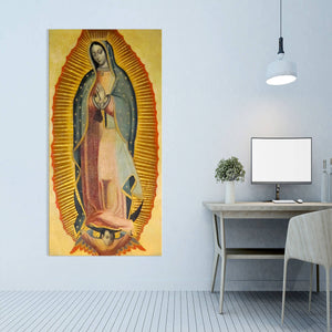Our Lady of Guadalupe Wall Art Christian canvas prints, minimalist Christian wall art, religious canvas art, Jesus art prints