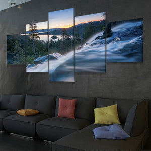 Eagle Waterfall Lake Tahoe Wall Art Canvas-Stunning Canvas Prints