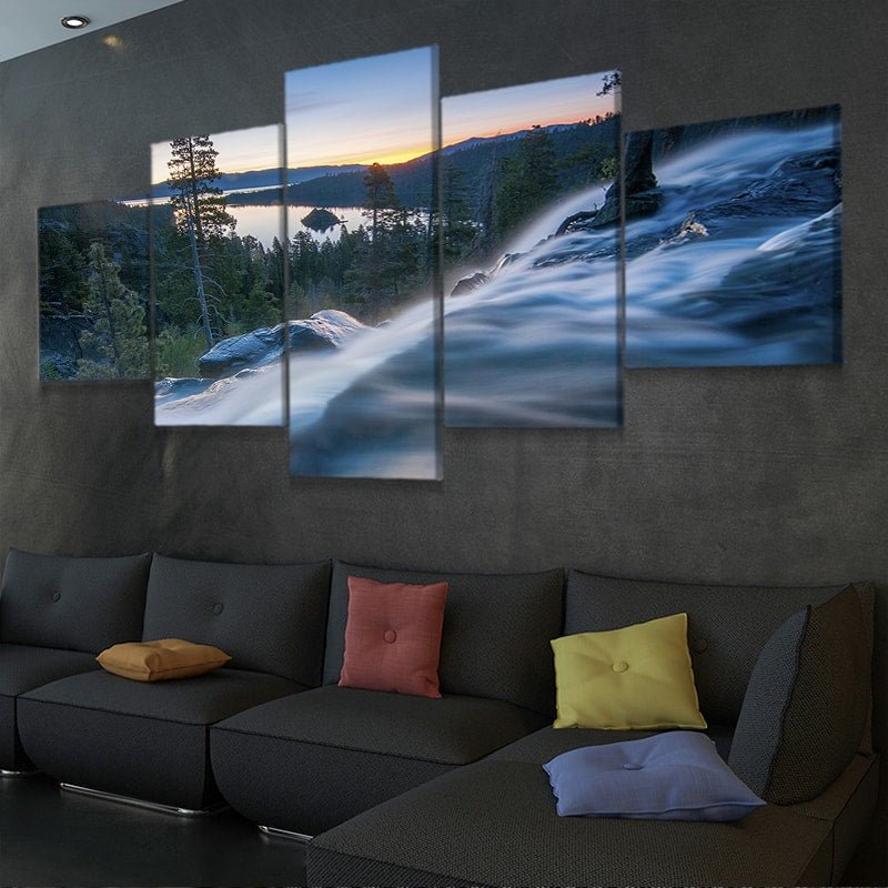 Eagle Waterfall Lake Tahoe Wall Art Canvas-Stunning Canvas Prints