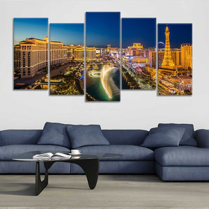Welcome To Las Vegas Framed Canvas Prints Wall Art Decor - Painting Ca –  UnixCanvas