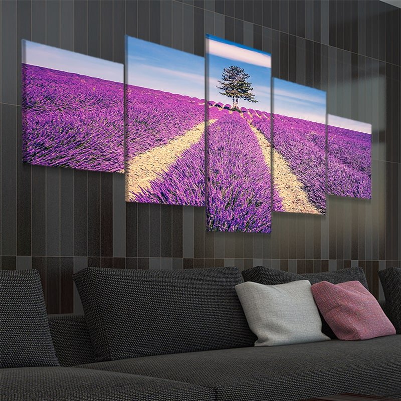 Majestic Lavender Field Wall Art Canvas-Stunning Canvas Prints