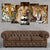 Lion Tiger Leopard Multi Panel Canvas Wall Art