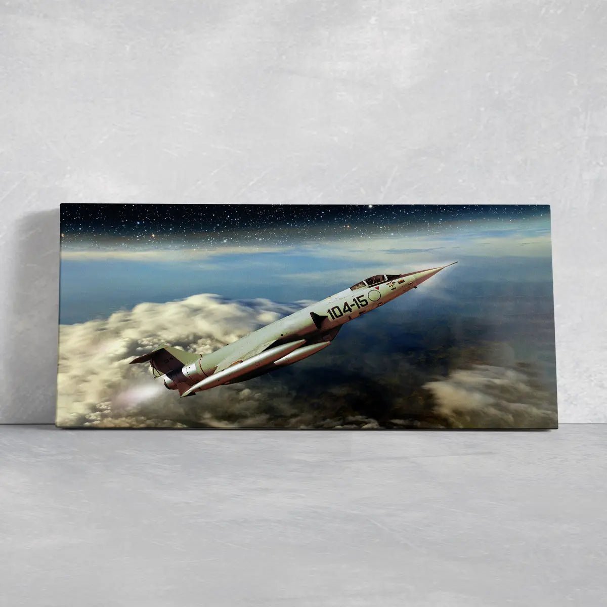 Lockheed F 104 Starfighter Wall Art-Stunning Canvas Prints