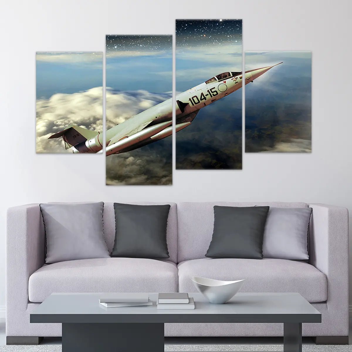 Lockheed F 104 Starfighter Wall Art-Stunning Canvas Prints