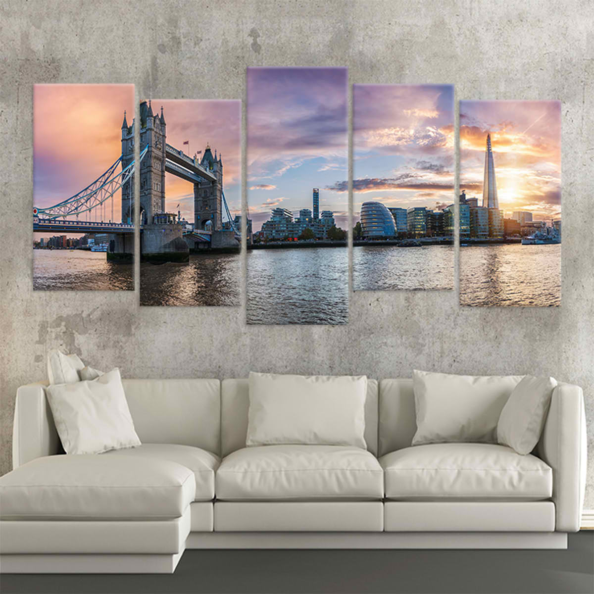 London United Kingdom Skyline Wall Art Canvas-Stunning Canvas Prints
