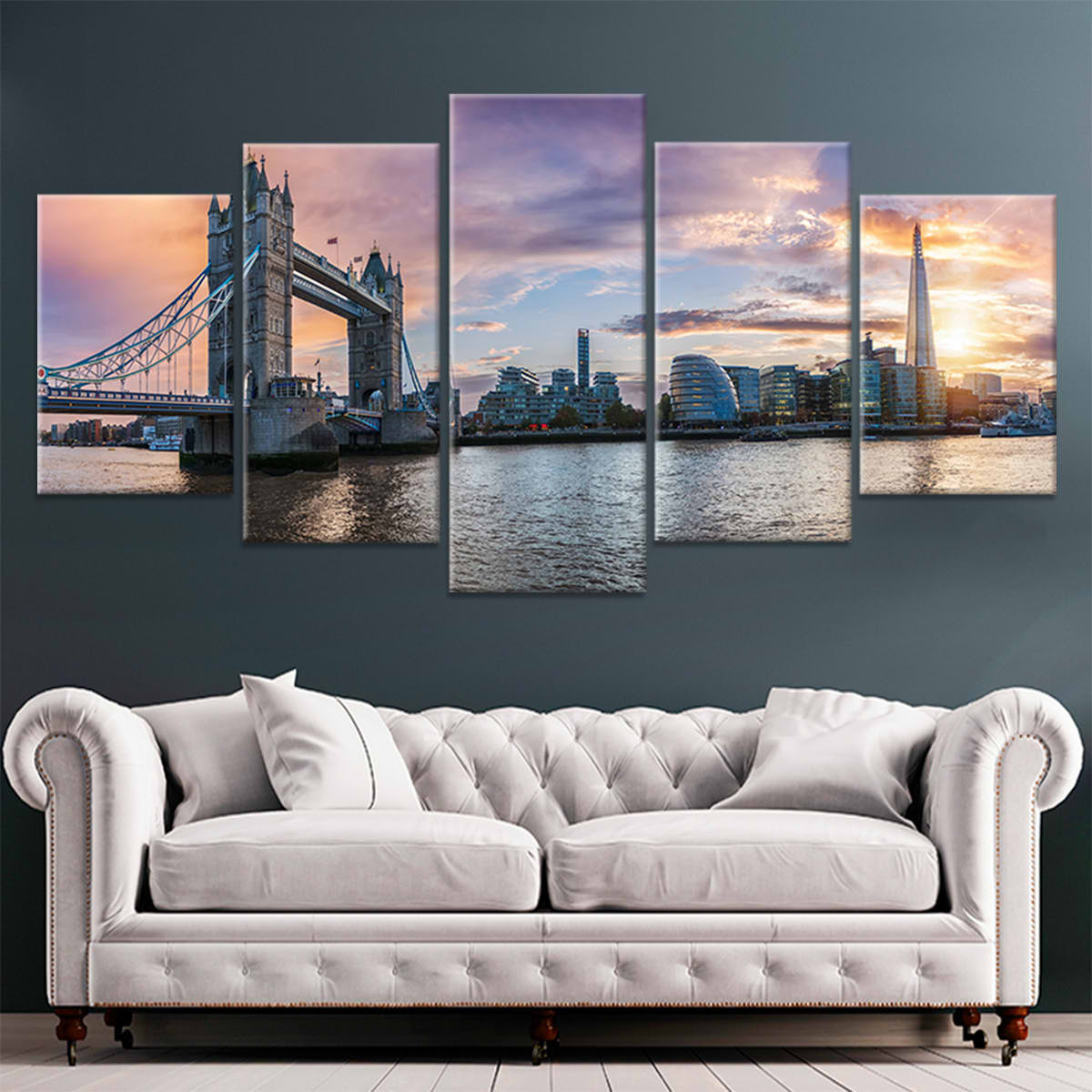 London United Kingdom Skyline Wall Art Canvas-Stunning Canvas Prints
