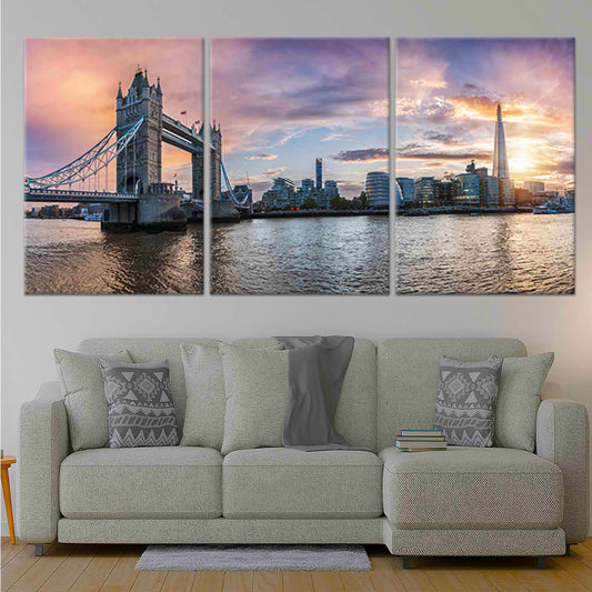 London United Kingdom Skyline Wall Art Canvas-Stunning Canvas Prints