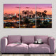 Los Angeles Sunset Skyline Wall Art Canvas-Stunning Canvas Prints