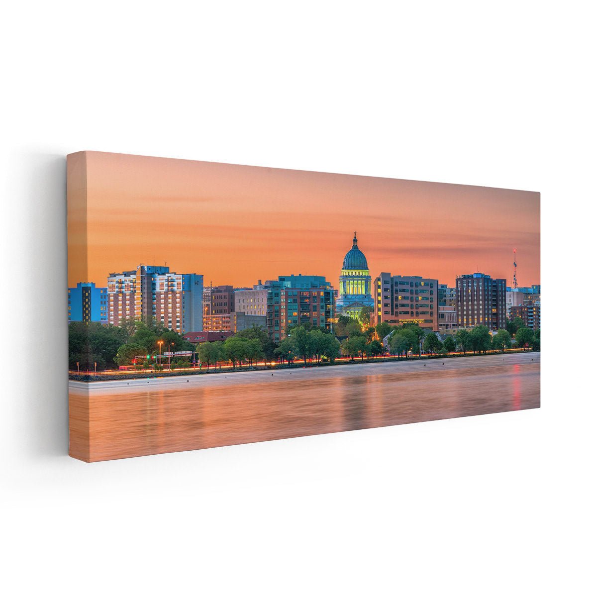 Madison Skyline Wall Art Canvas-Stunning Canvas Prints