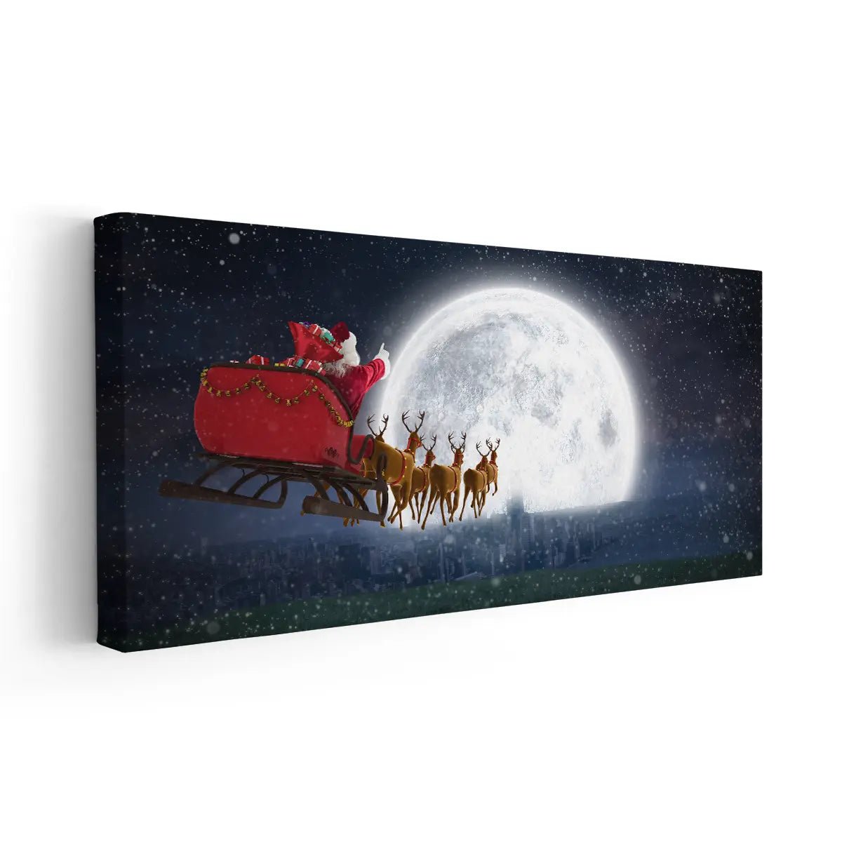Santa's Sleigh Wall Art-Stunning Canvas Prints
