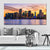 Miami Skyline 5 piece wall art
