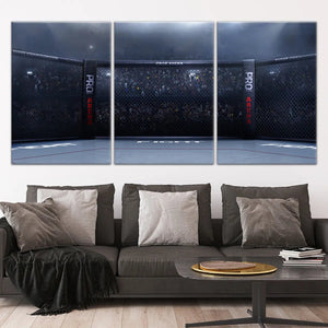 MMA Octagon Wall Art Canvas Print-Stunning Canvas Prints