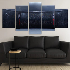 MMA Octagon Wall Art Canvas Print-Stunning Canvas Prints