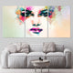 Watercolor Female Portrait Wall Art-Stunning Canvas Prints