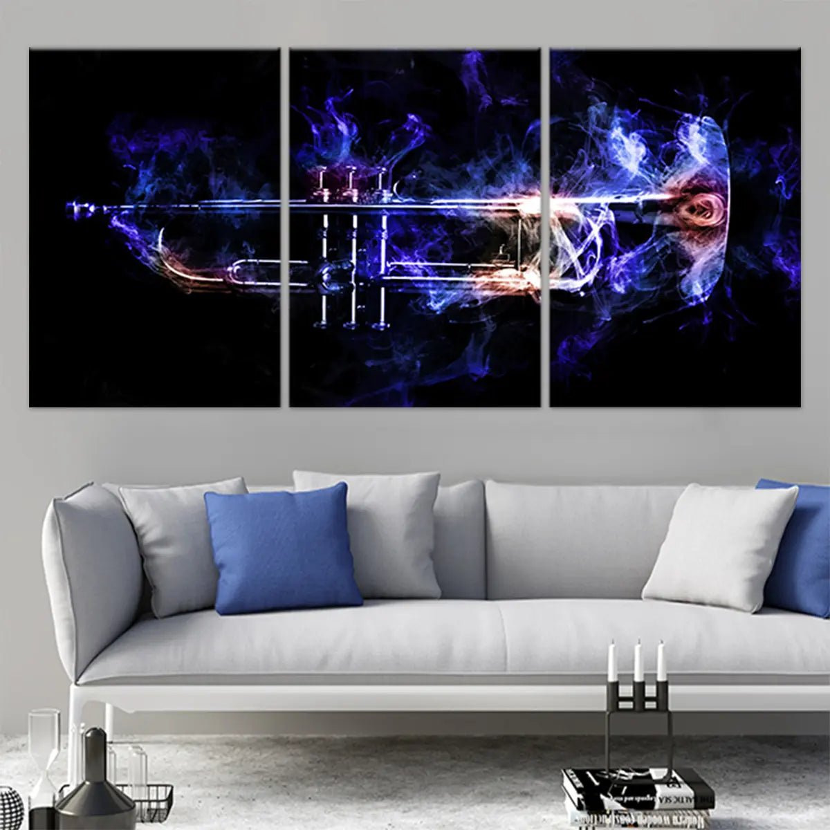 Colorful Trumpet Wall Art-Stunning Canvas Prints