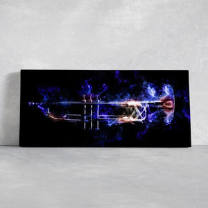 Colorful Trumpet Wall Art Canvas Print-Stunning Canvas Prints