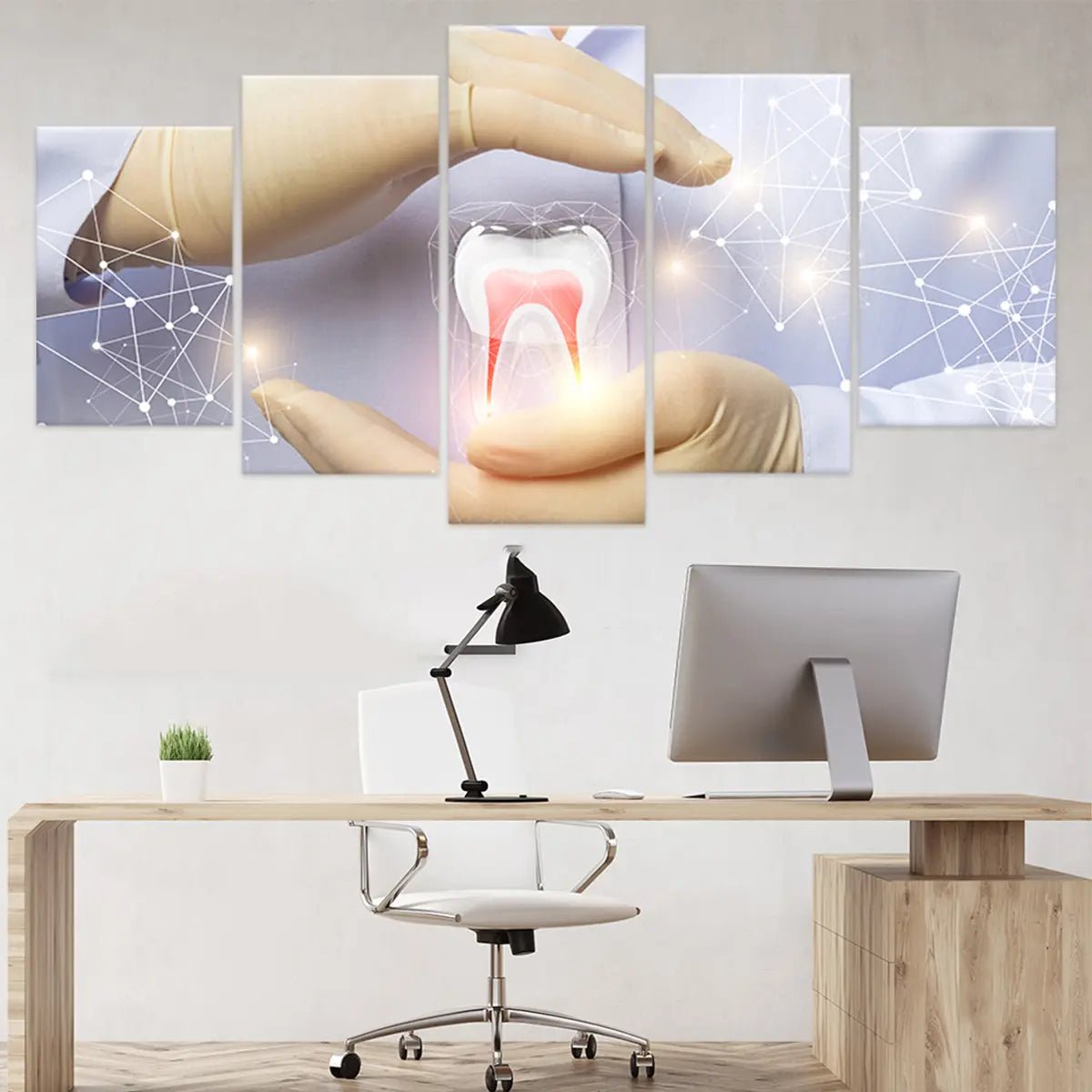 Large Modern Dental Office Wall Art Canvas Print-Stunning Canvas Prints