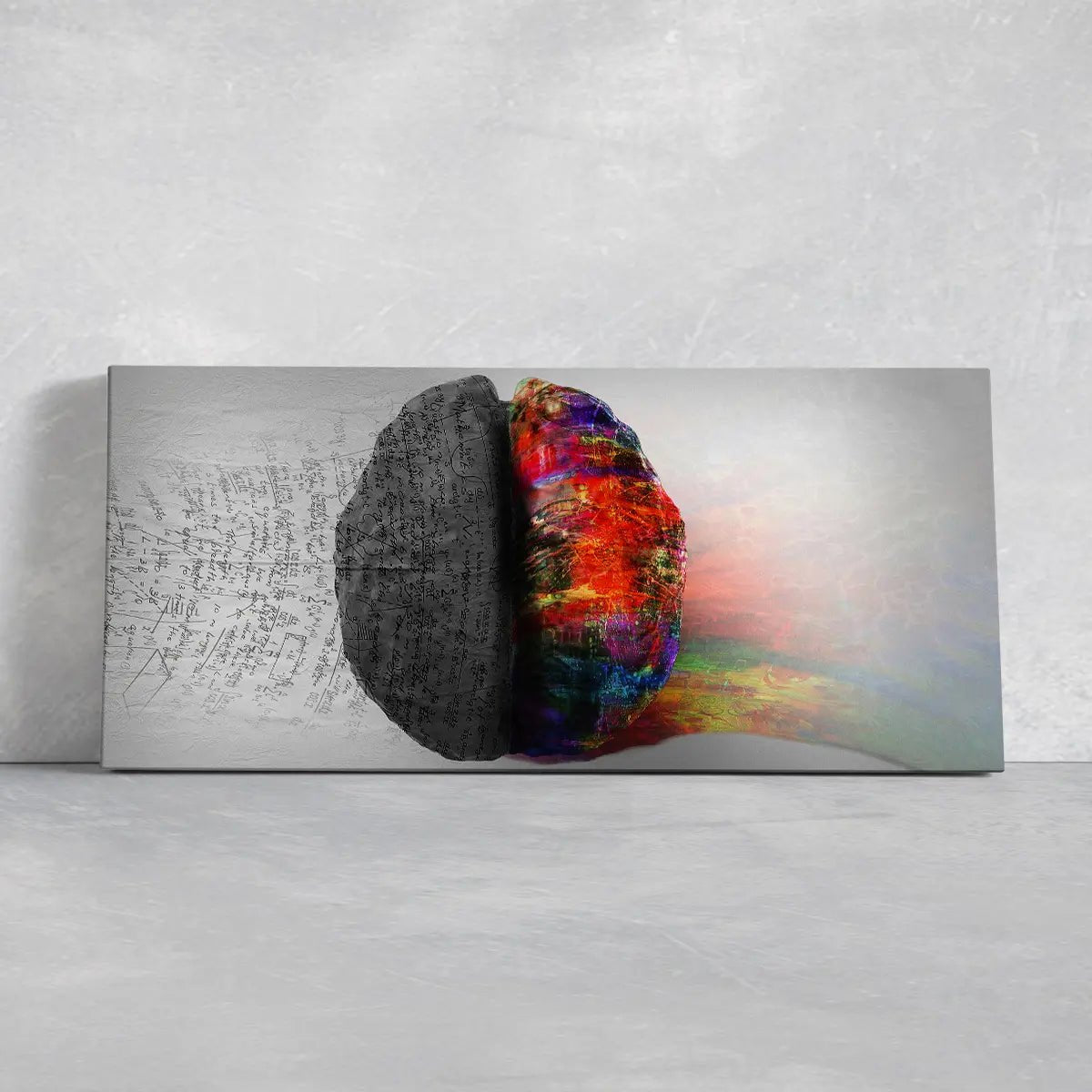 Human Brain Abstract Wall Art Canvas Print-Stunning Canvas Prints