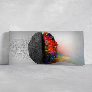 Human Brain Abstract Wall Art Canvas Print-Stunning Canvas Prints
