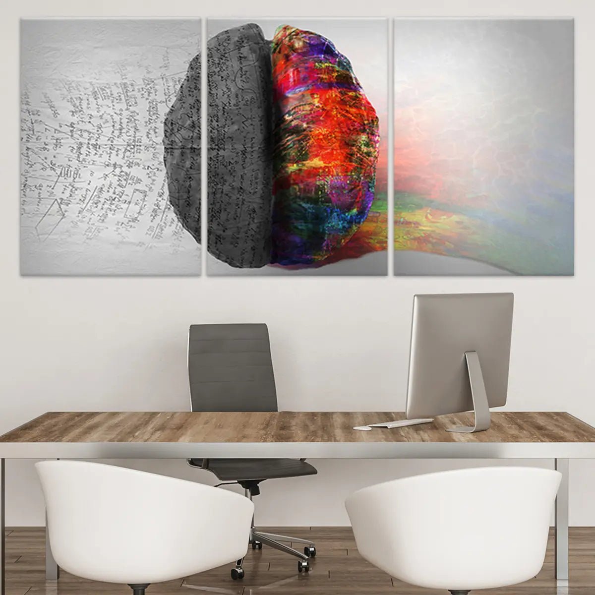 Human Brain Abstract Wall Art Canvas Print-Stunning Canvas Prints