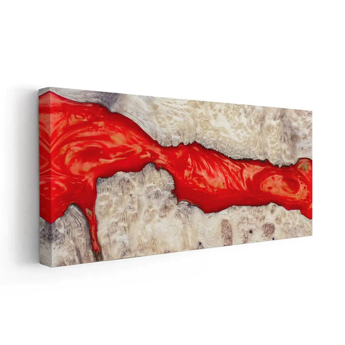 Modern Red Abstract Wall Art-Stunning Canvas Prints