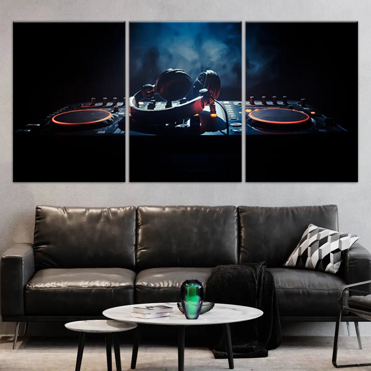 DJ's headphones Wall Art Canvas Print-Stunning Canvas Prints