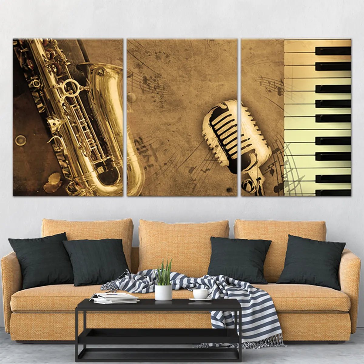 Jazz Instruments Wall Art-Stunning Canvas Prints