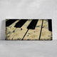 Rustic Piano Keys Wall Art Canvas Prints-Stunning Canvas Prints