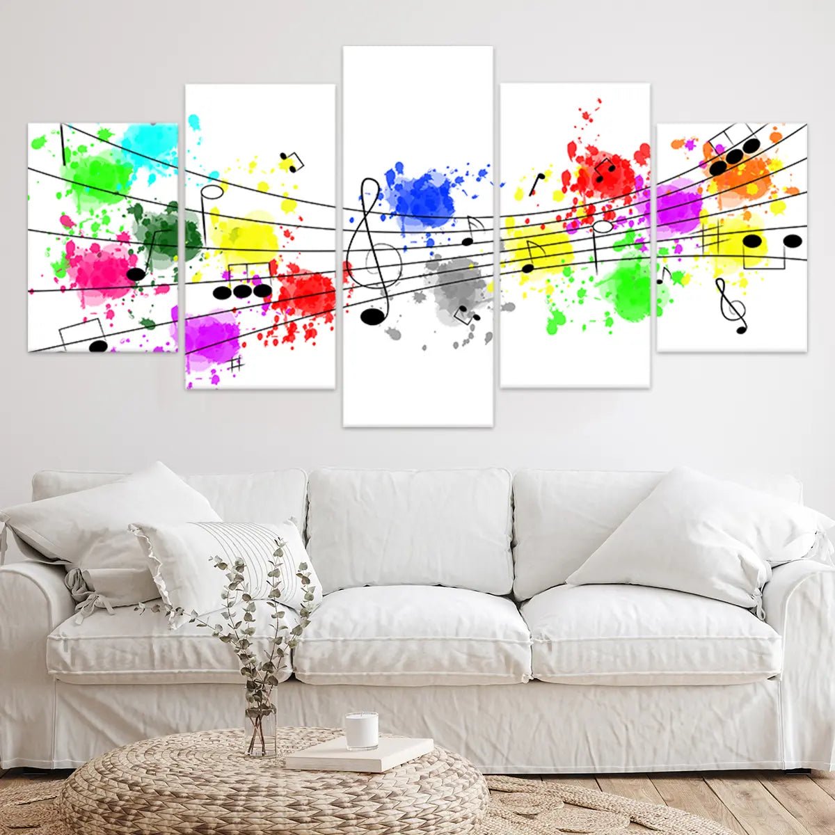 Music Notes Wall Art Canvas Print-Stunning Canvas Prints