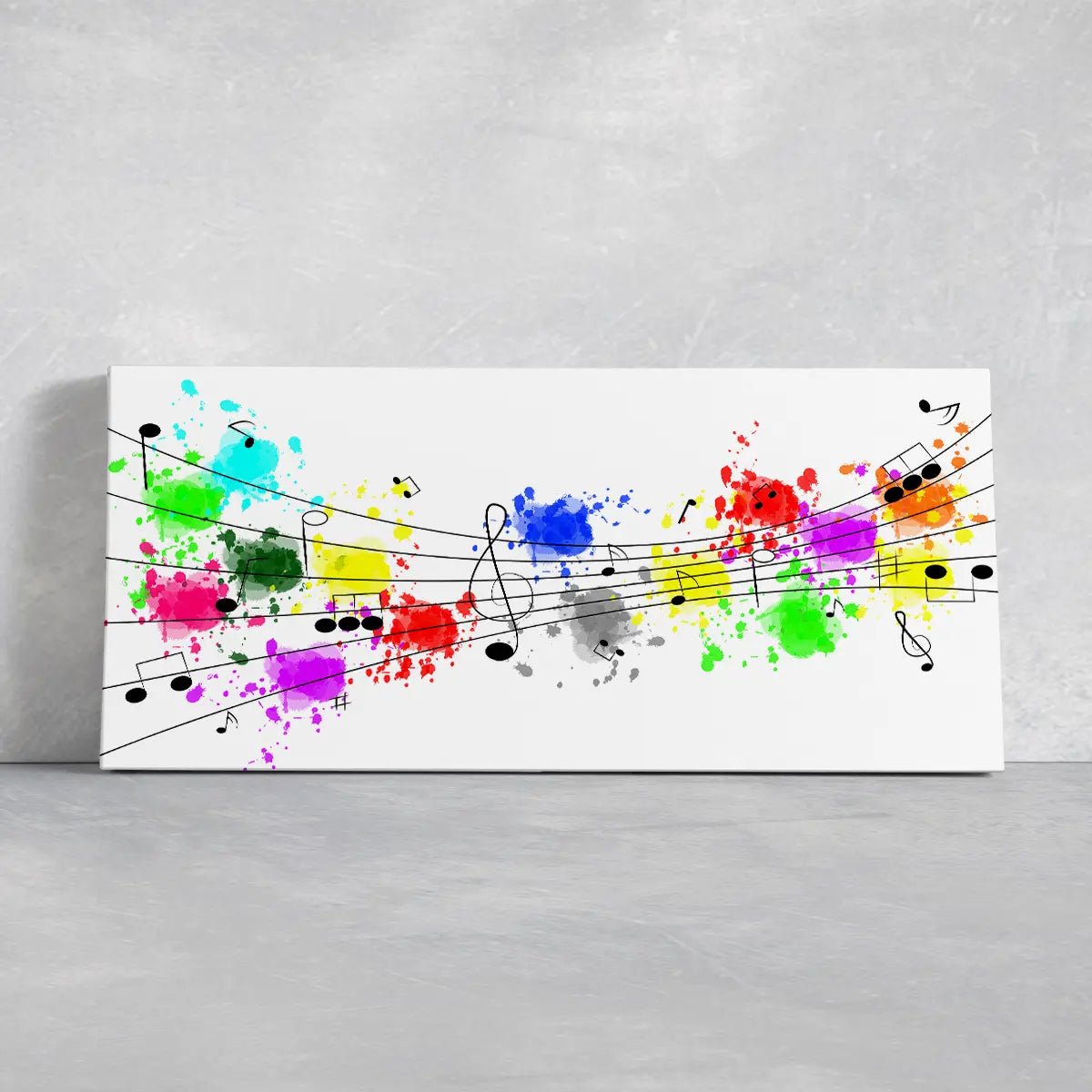 Music Notes Wall Art Canvas Print-Stunning Canvas Prints