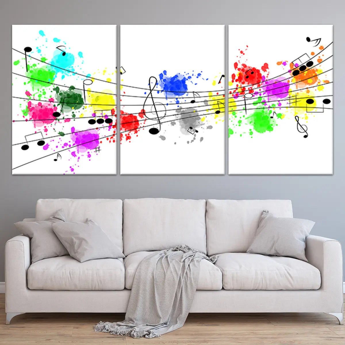 Music Notes Wall Art Canvas Print-Stunning Canvas Prints