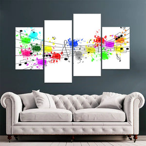 Music Notes Wall Art Canvas Print-Stunning Canvas Prints