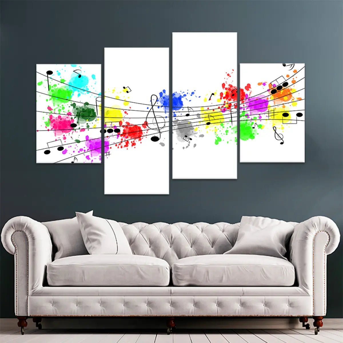 Music Notes Wall Art Canvas Print-Stunning Canvas Prints