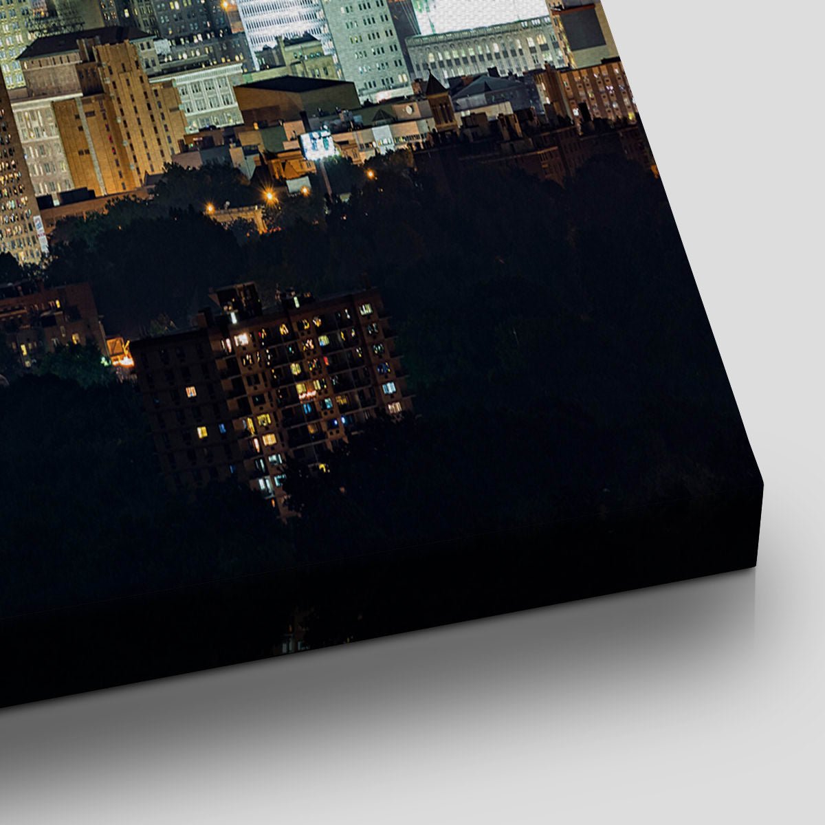 Newark Skyline At Night Wall Art Canvas-Stunning Canvas Prints