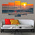 Ocean Sunset Refection Multi Panel Canvas Wall Art