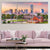 Oklahoma City Skyline Canvas Wall Art Set