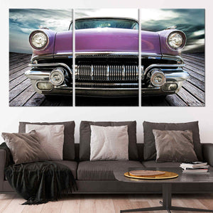 Pontiac Chieftain Vintage Car Wall Art Canvas Print-Stunning Canvas Prints